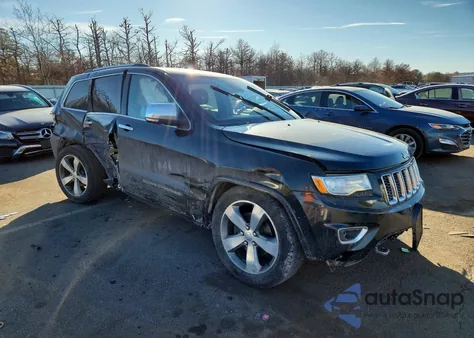 2015 Jeep Grand Cherokee Overland z USA, uszkodzony, nr VIN 1C4RJFCG7FC612610